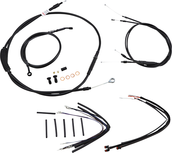 Jail Bar Cable Kit Black, 1, nordicamoto.ro