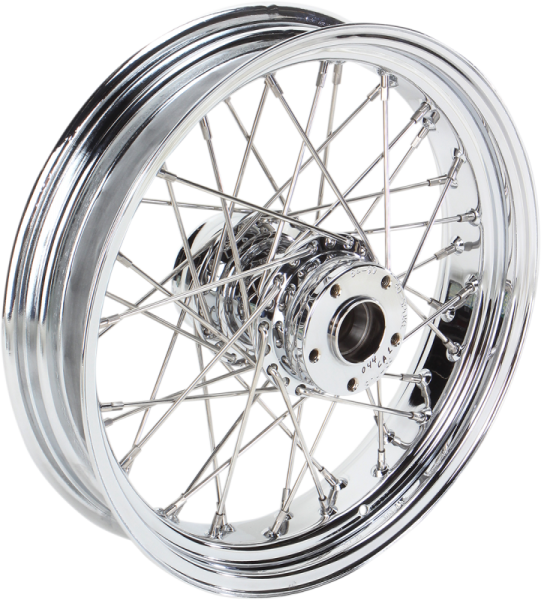 Rear Wheel 16x3.5 40-spoke Chrome Silver, 1, nordicamoto.ro