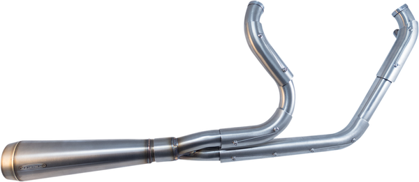 Assault 2:1 Exhaust System Silver, 1, nordicamoto.ro