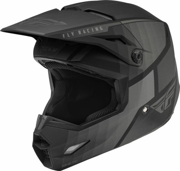 Casca Moto Fly ECE Kinetic Drift Negru/Carbune M, 4, nordicamoto.ro