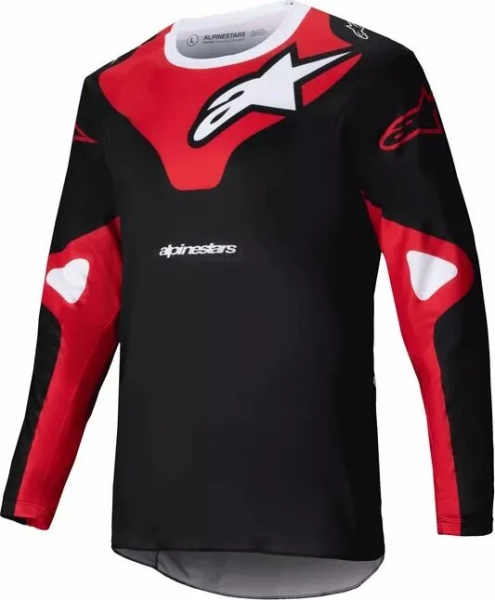 Tricou Alpinestars Racer Veil Black/Red L, 1, nordicamoto.ro