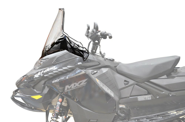 Powermadd Windshield Ski-Doo Gen5 Tall 21" Clear w/Black Fade, 2, nordicamoto.ro