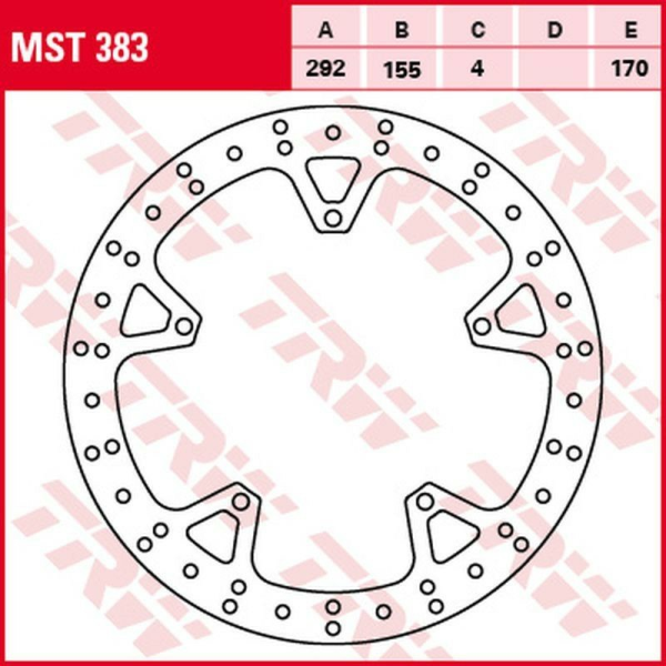 Disc frana fata TRW YAMAHA YZF 125R '08 -'13, 1, nordicamoto.ro