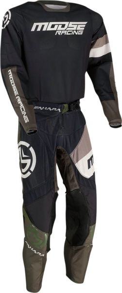 Pantaloni Moose Racing Sahara Black/Green 32, 2, nordicamoto.ro