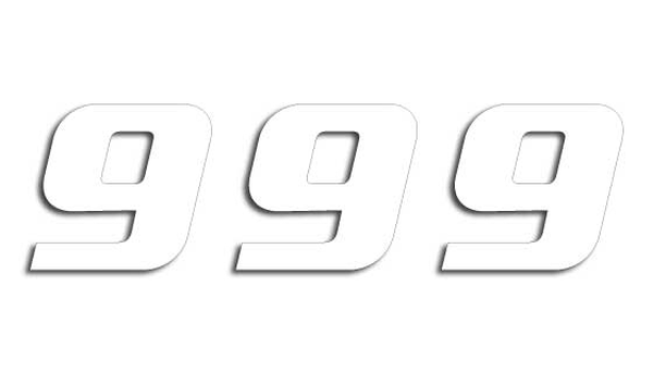 One Series Numbers White, 2, nordicamoto.ro