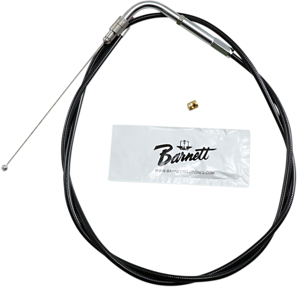 Black Vinyl Throttle/idle Cable Black Standard, 1, nordicamoto.ro