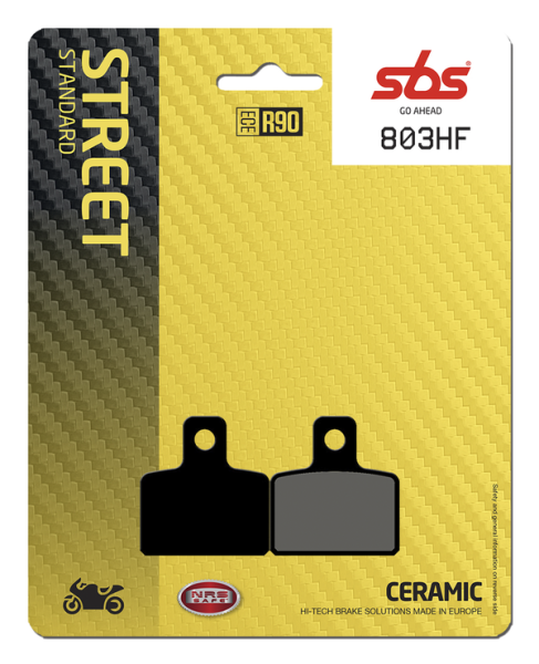 Hf Street Ceramic Organic Brake Pads, 2, nordicamoto.ro