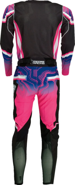 Tricou Moose Racing Agroid Black/Pink/Purple 3XL, 3, nordicamoto.ro