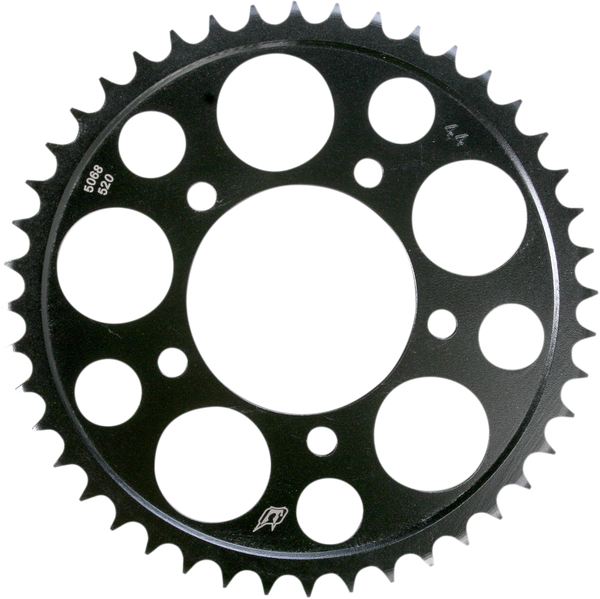 Lightweight Steel Sprocket Black, Zinc, 1, nordicamoto.ro