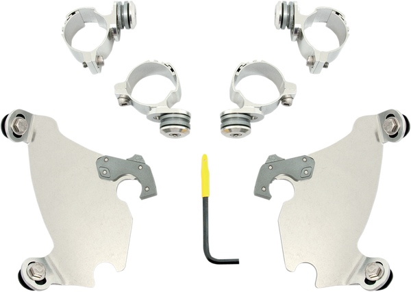 Gauntlet Fairing Trigger-lock Hardware Kit Polished, 1, nordicamoto.ro