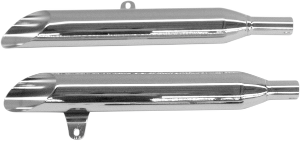 Complete Slip-on Muffler For Metric Cruisers Chrome, 2, nordicamoto.ro