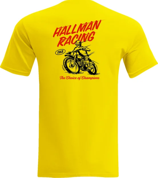 Tricou Thor Hallman Champ Yellow 2XL, 2, nordicamoto.ro