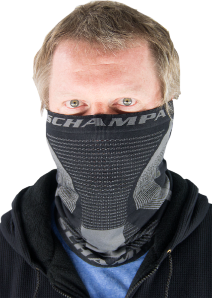 Neckgaiter Pro Series Blk Black, Gray, 1, nordicamoto.ro