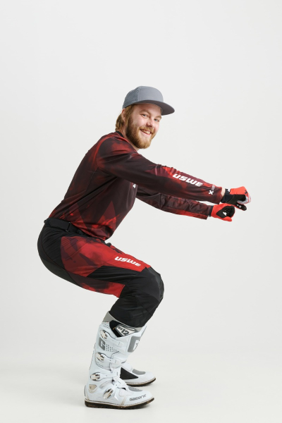 USWE RÖK OFF-ROAD póló, piros, 2XL, 2, nordicamoto.ro