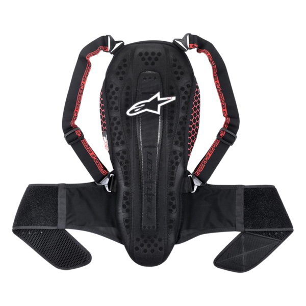 Alpinestars Nucleon KR-2 hátsó védőpárna, fekete/füstös/piros, S méret, 2, nordicamoto.ro