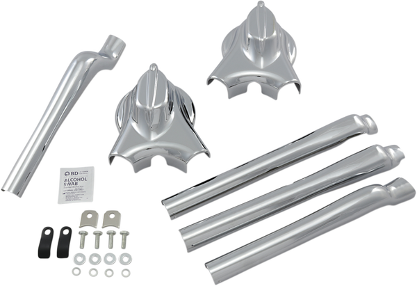 Swingarm Cover/phantom Cover Kit Chrome, 1, nordicamoto.ro