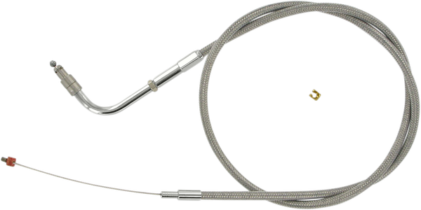 Stainless Steel Throttle/idle Cable Silver Standard, 1, nordicamoto.ro