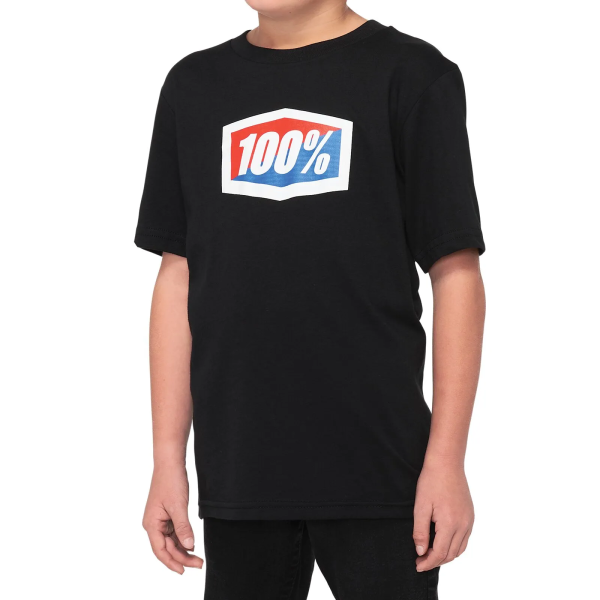 Tricou 100% Official Black M, 1, nordicamoto.ro
