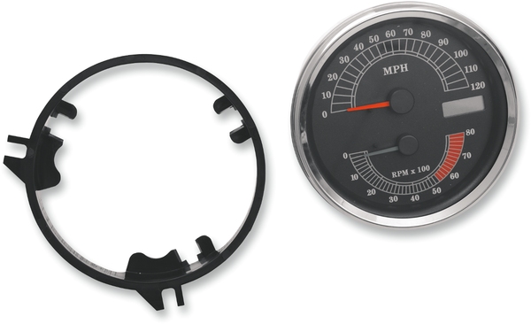 Electric Speedometer/tachometer Black, 1, nordicamoto.ro
