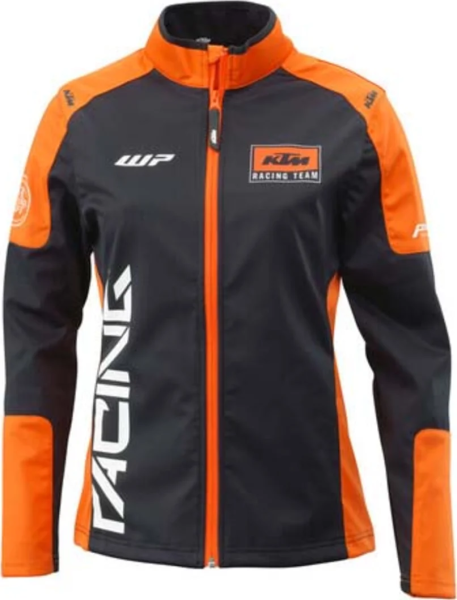 KTM Team női softshell kabát – narancssárga és fekete – L-es méret, 1, nordicamoto.ro