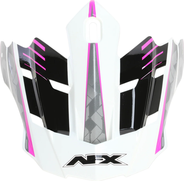 Fx-17 Factor Visor Peak Pearl White/fuchsia Pink, White ONE SIZE, 1, nordicamoto.ro