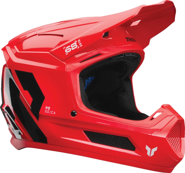 THOR Fleet Forge Red M gyermek sisak, 1, nordicamoto.ro