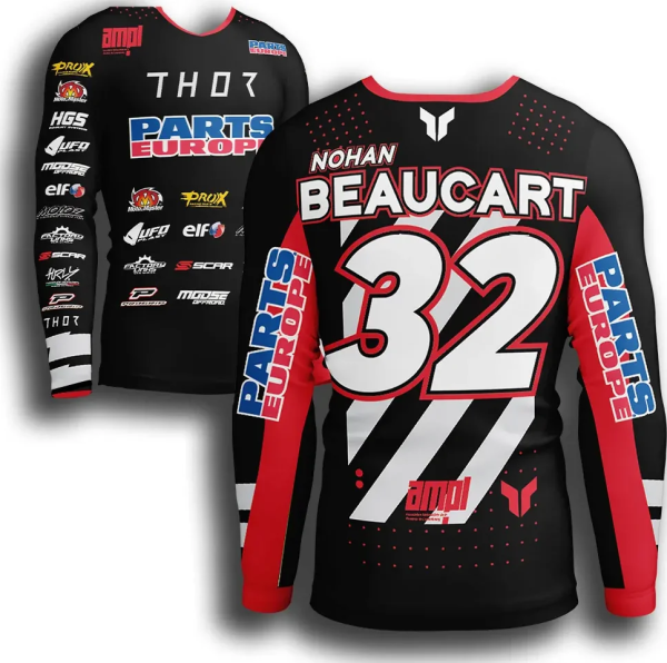 Tricou Thor Launchmode Futura Ampl 2026 Challenge Negru L, 1, nordicamoto.ro