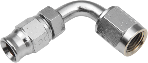 Deluxe Professional Female Hose End Chrome, 1, nordicamoto.ro