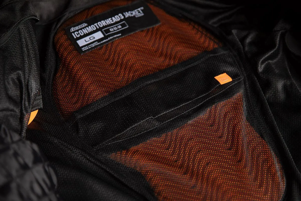Geaca Icon Motorhead3 Black 4XL, 14, nordicamoto.ro