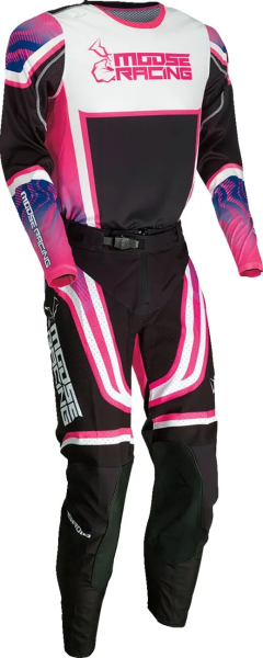 Tricou Moose Racing Agroid Black/Pink/Purple 3XL, 4, nordicamoto.ro