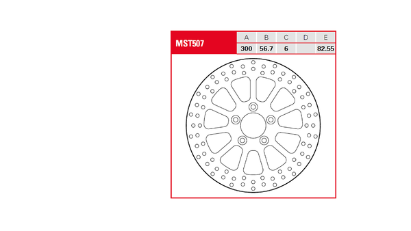Brake Rotor Fixed Round Silver, Stainless Steel, 2, nordicamoto.ro