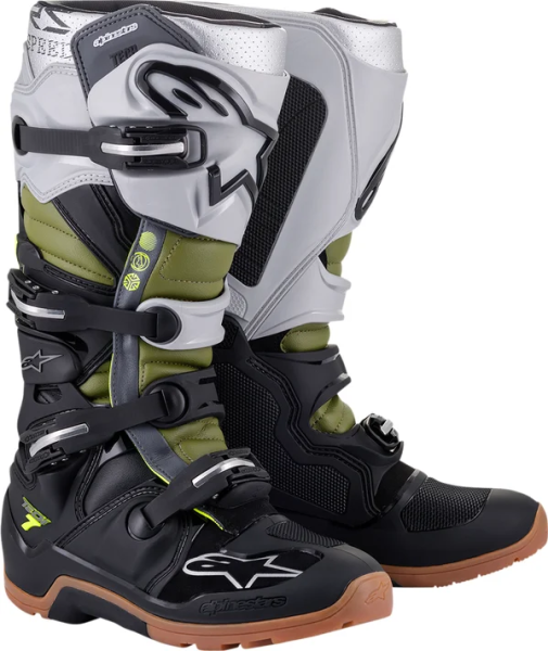 Cizme Alpinestars Tech 7 Enduro Black/Silver 49,5, 1, nordicamoto.ro