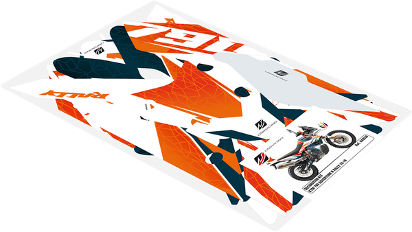 Decoration Kit Black, Orange, White, 2, nordicamoto.ro