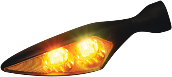 Micro Rhombus Extreme Turn Signals Black, 1, nordicamoto.ro