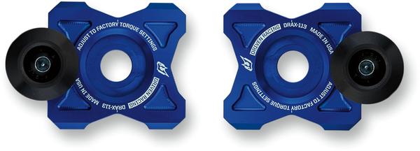 Axle Block Sliders Blue, 1, nordicamoto.ro