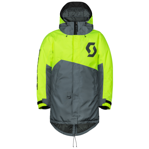 Scott Coat Warm-Up grey/neon yellow 2XS/XS, 1, nordicamoto.ro