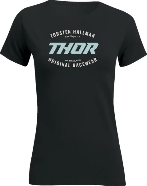 Tricou Dama Thor Caliber Black S, 1, nordicamoto.ro