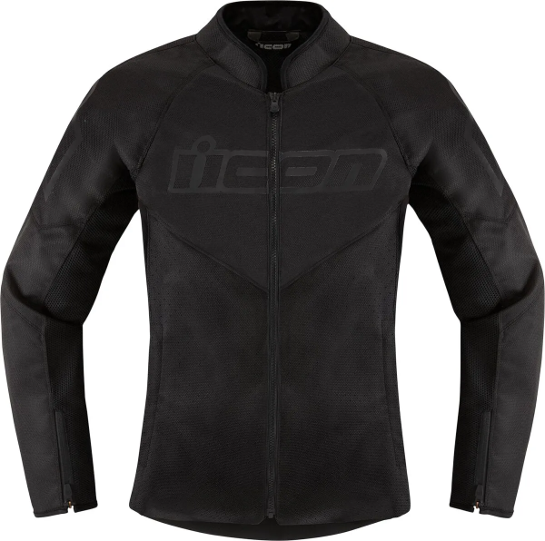 Icon Hooligan™ CE női textildzseki – fekete – XS, 1, nordicamoto.ro