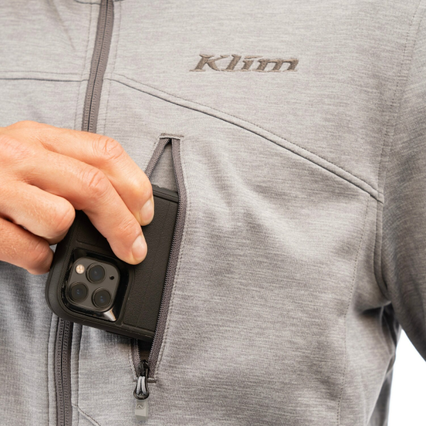 Klim Mid Layer Echo Wool Fleece motorosdzseki, fekete, 7, nordicamoto.ro