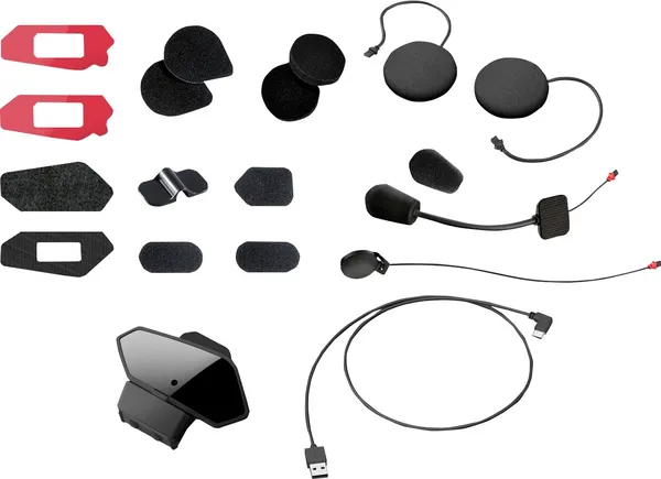 Kit Accesorii pentru Sistem comunicatie Sena 50R Gray, 1, nordicamoto.ro