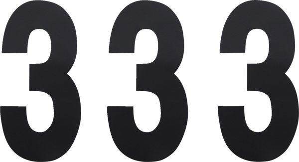 Standard Numbers Black, 3, nordicamoto.ro