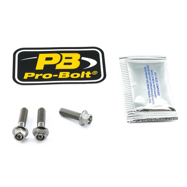 Titanium Brake & Clutch Lever Perch Pinch Bolt Kit, 1, nordicamoto.ro