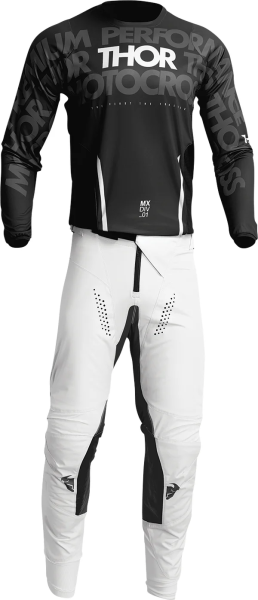 Tricou Thor Pulse Mono Black/White S, 3, nordicamoto.ro