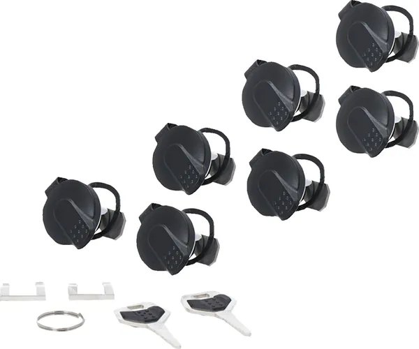 Trax Lock Set Black, 1, nordicamoto.ro