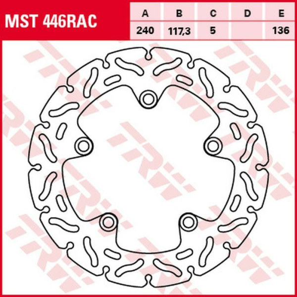 Disc frana spate TRW HONDA CTX 700 '14 -'17/ NC 700D / S / X / XA '12 -'14/NC 750D / J / S / X '14 -, 1, nordicamoto.ro