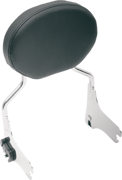 Leather Oval Sissy Bar Pad Black, 1, nordicamoto.ro