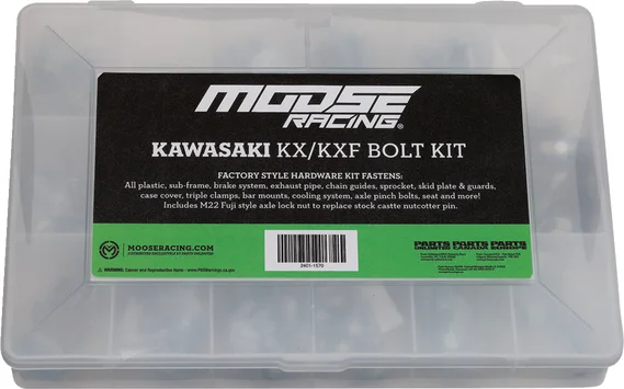 MOOSE RACING M1 Kx-kxf Bolt Kit Gray, Silver, 3, nordicamoto.ro