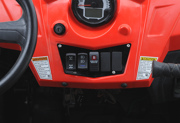 Center Dash Plate Black, 1, nordicamoto.ro