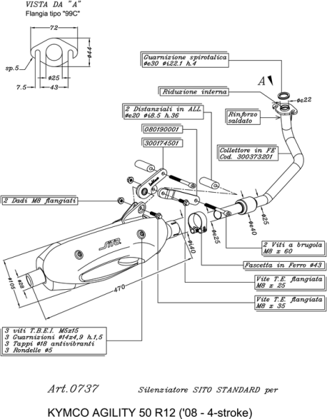 Sito Full-system Exhaust Black, 1, nordicamoto.ro