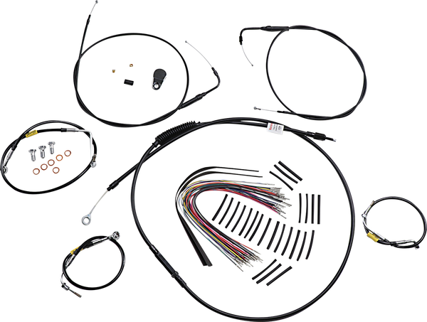 Control Kit For Early Touring Bikes With Bagger Bar Handlebars Black, 1, nordicamoto.ro